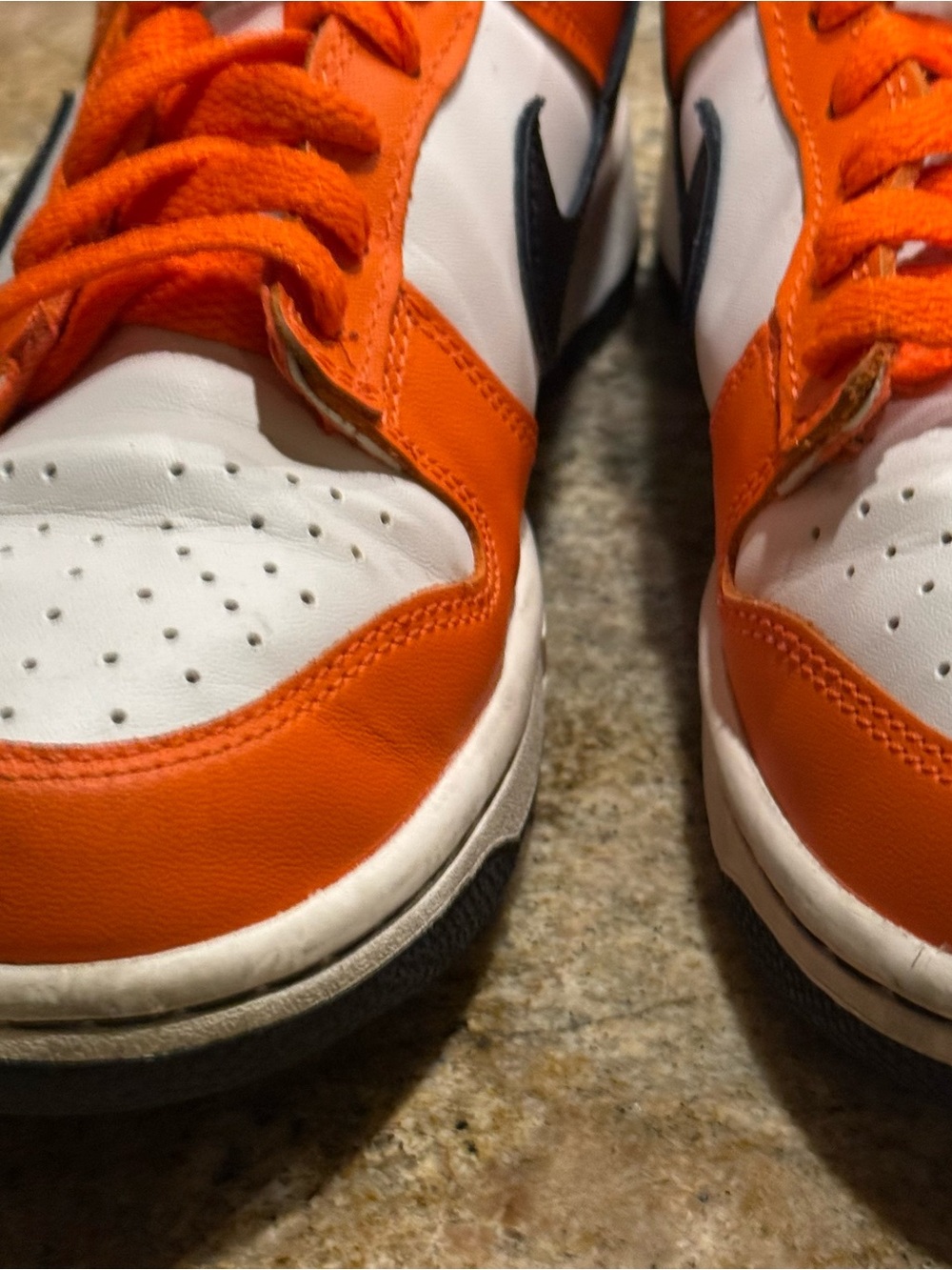 Nike Dunk Low GS Halloween 2022 Youth Size 7Y DH9765-003 Orange White - Picture 13 of 14
